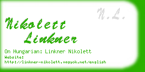 nikolett linkner business card